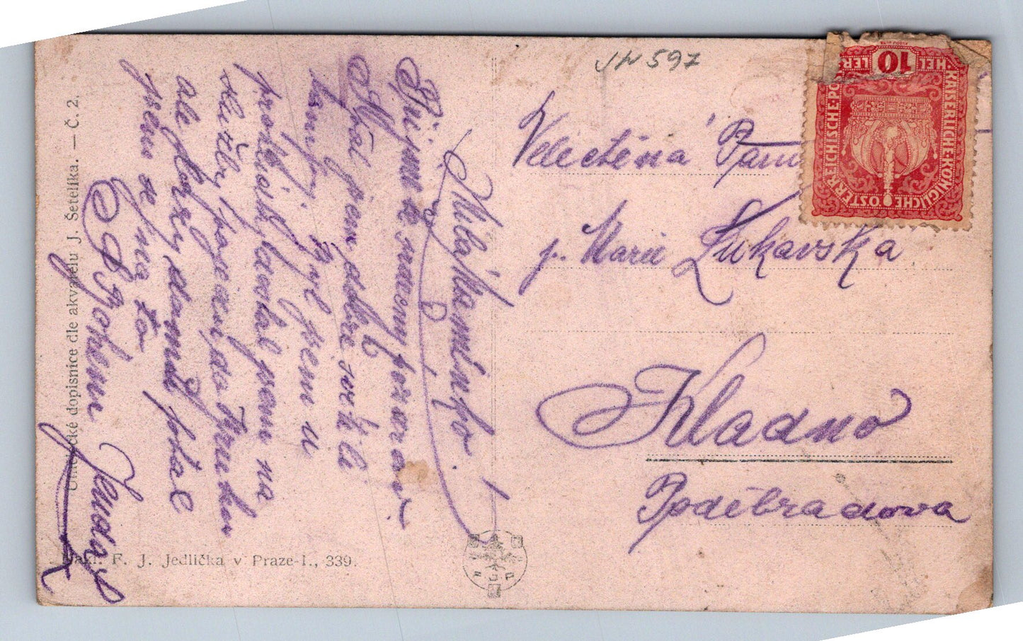 Pohlednice Praha - Malostranské mostecké věže (JN597)