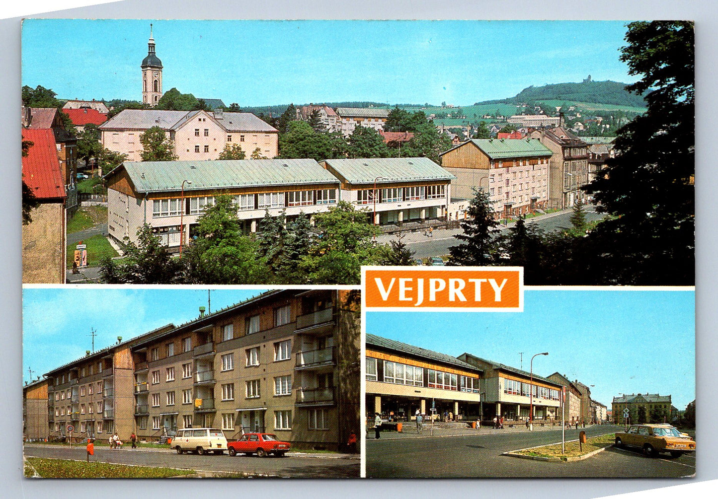 Pohlednice Vejprty-celkový pohled (JN671)