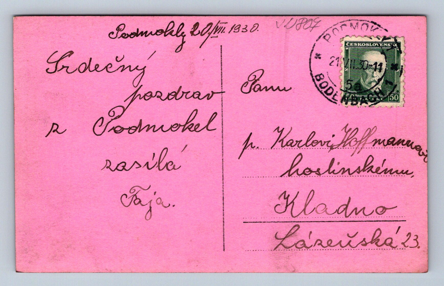 Pohlednice Děčín - Pastýřská stěna (JN807)