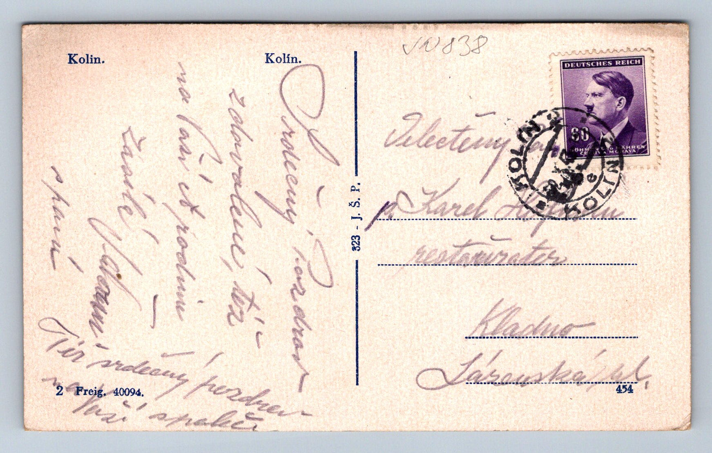 Postcard Cologne - general view (JN838)