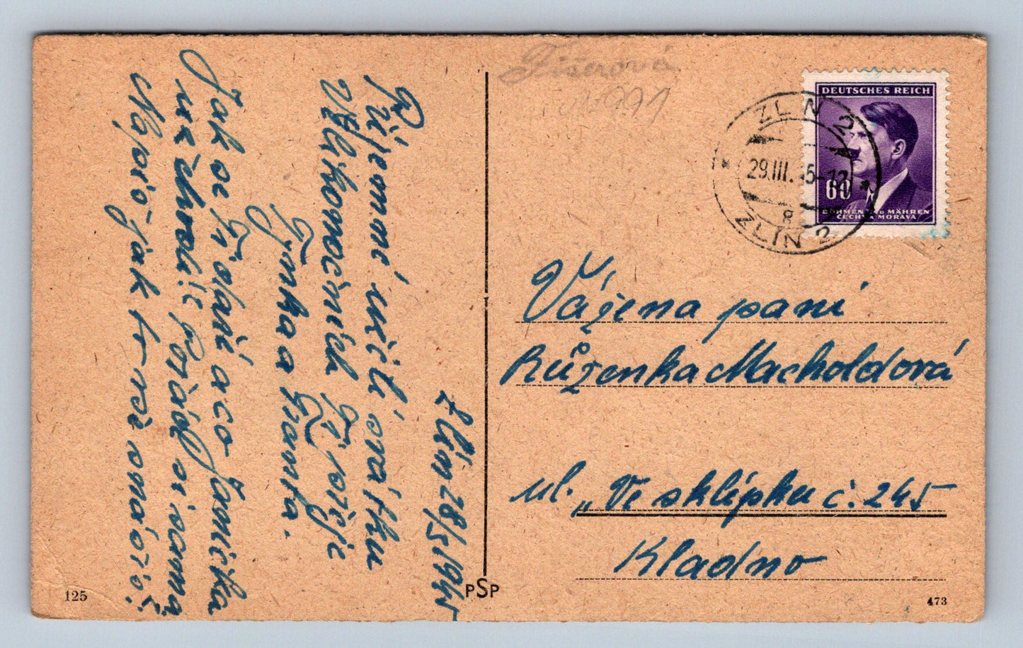 Pohlednice Zvonek - Fišerová - Zlín (JN991)