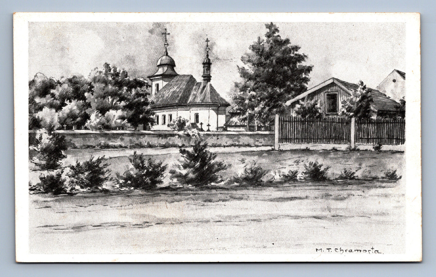 Pohlednice M.T. Chramosta: Alt - Benatek - bez textu (JN1055)