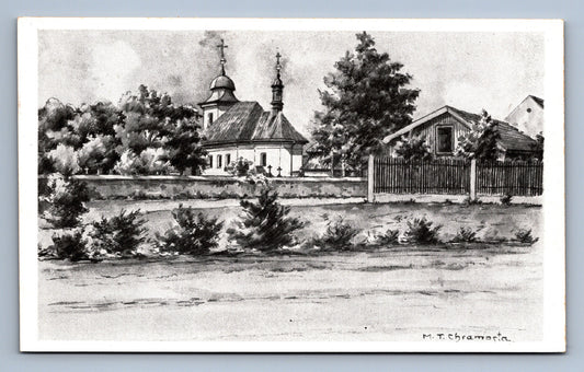 Pohlednice M.T. Chramosta: Alt - Benatek - bez textu (JN1059)