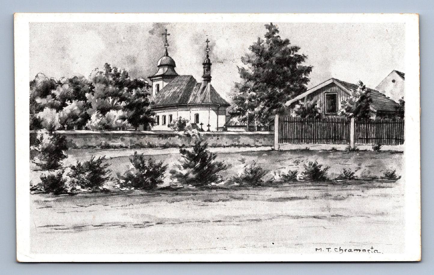 Pohlednice M.T. Chramosta: Alt - Benatek - bez textu (JN1065)