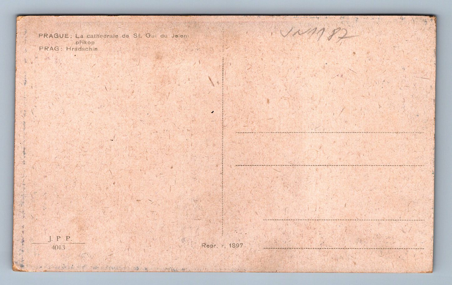 Postcard Prague St. Vitus Cathedral (JN1187)