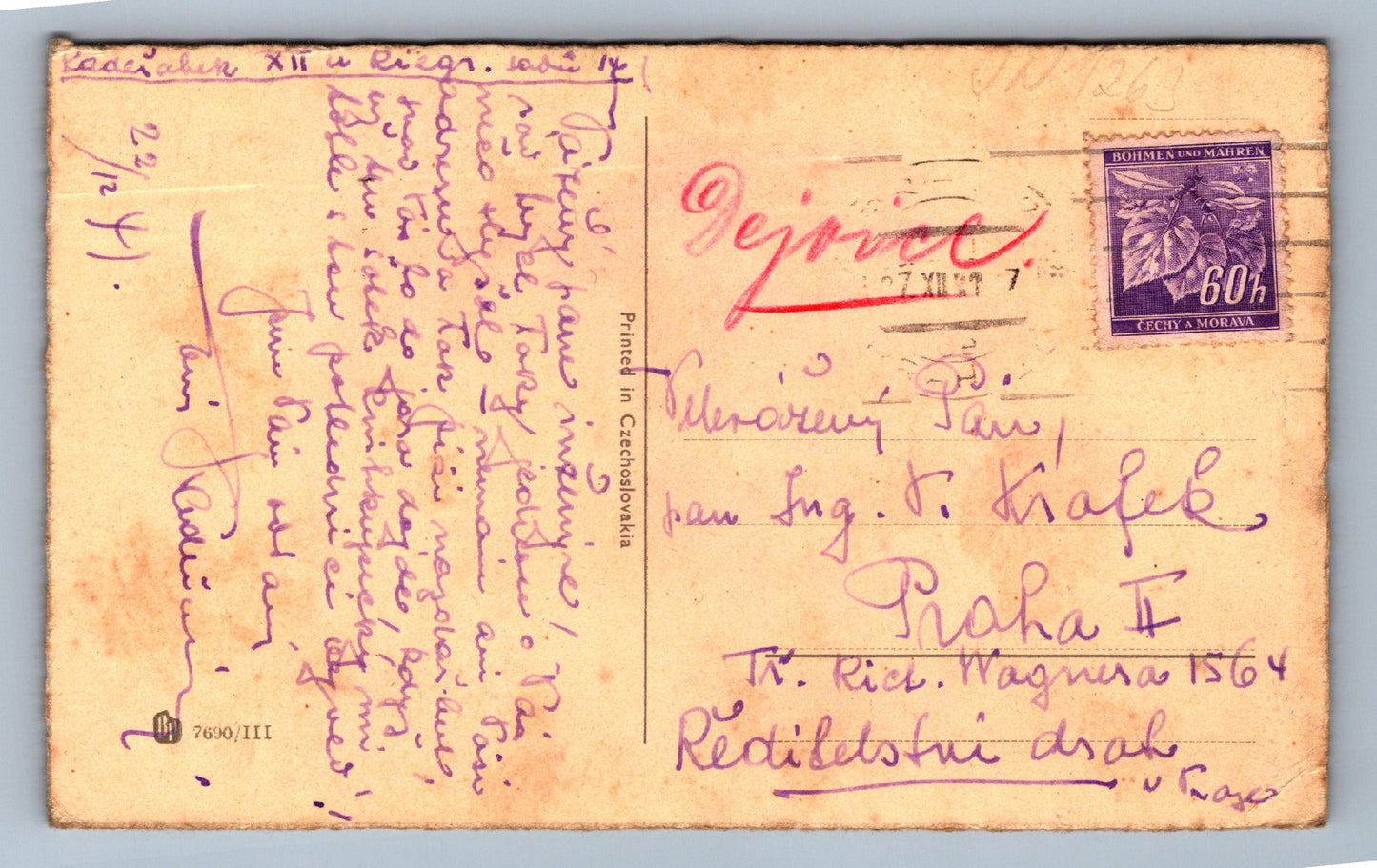 Pohlednice Veselé velikonoce! Dejvice (JN1263)