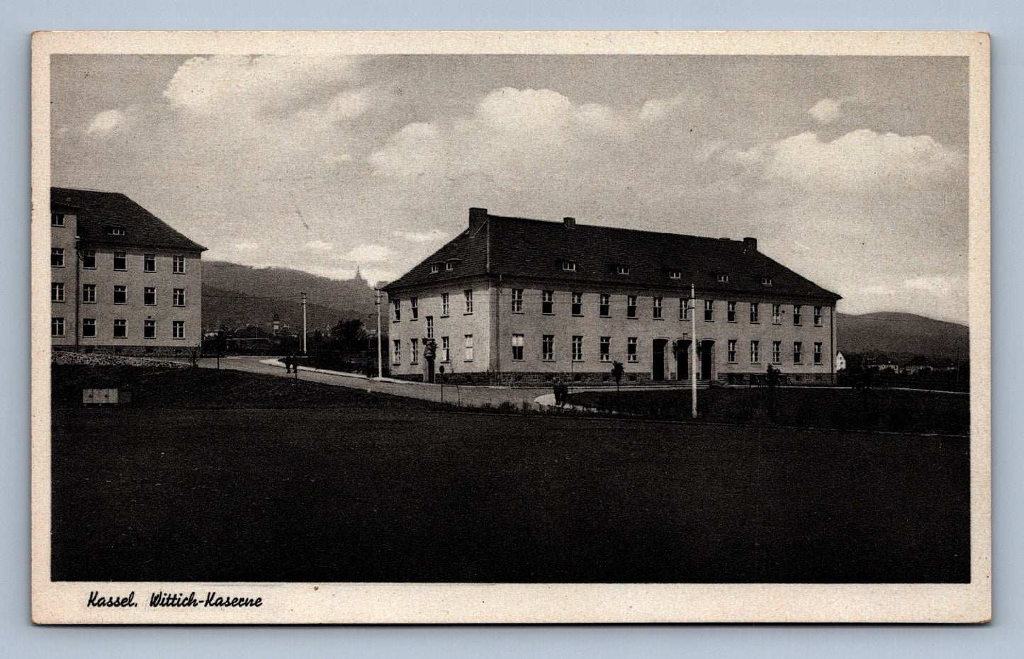 Pohlednice Kassel, Wittich-kasserne KASÁRNA VOJENSKÁ třetí říše VOJENK