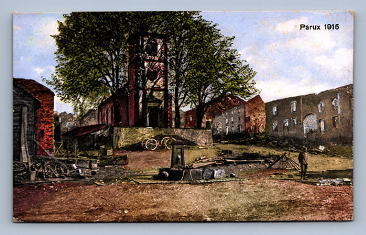 Pohlednice Parux 1915 19 DIVISION VOJEJNSKÁ POŠTA (JN1337)