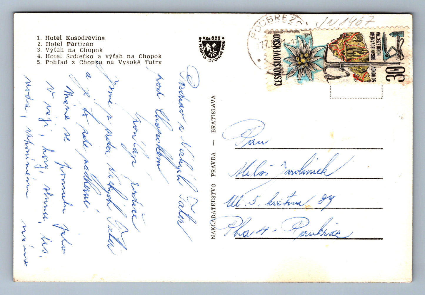 Postcard Low Tatras (JN1467)