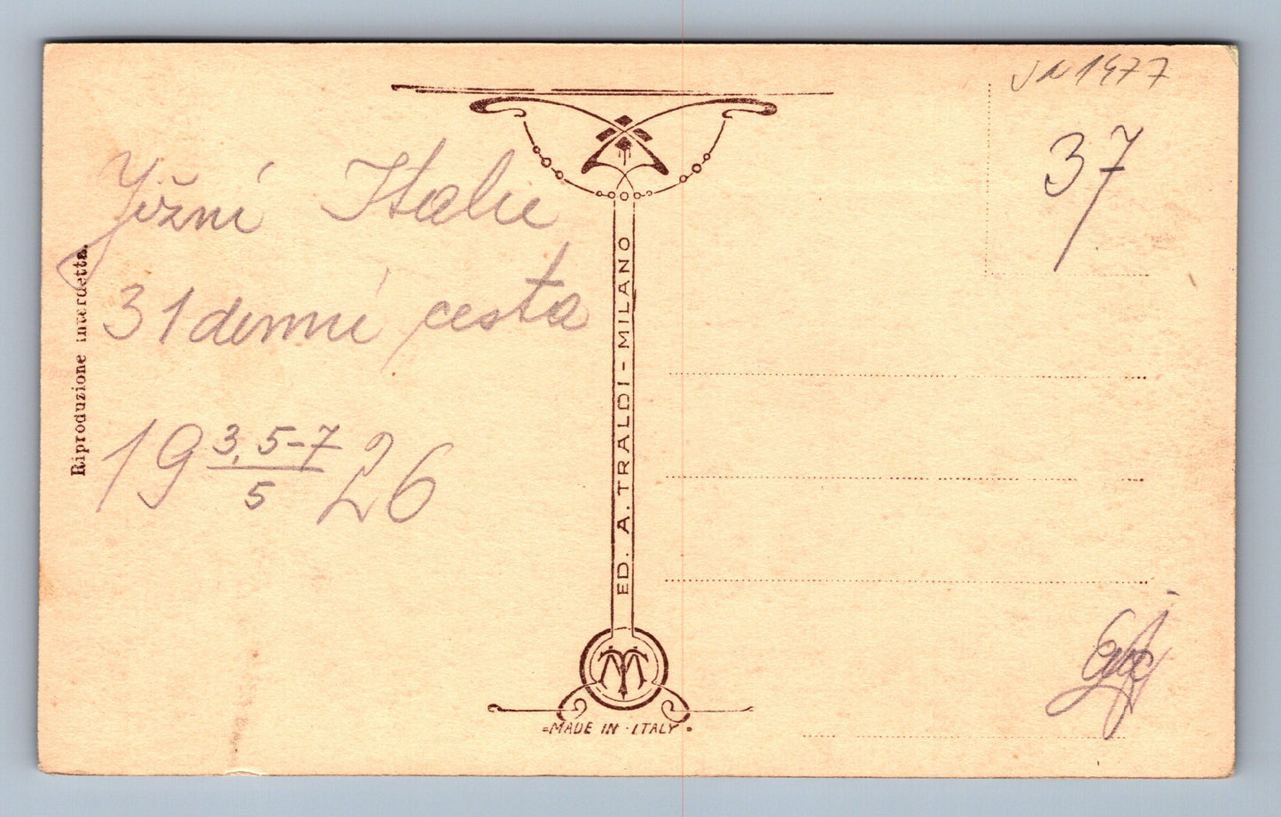 Postcard Firenze 601 S.Croce (JN1477)