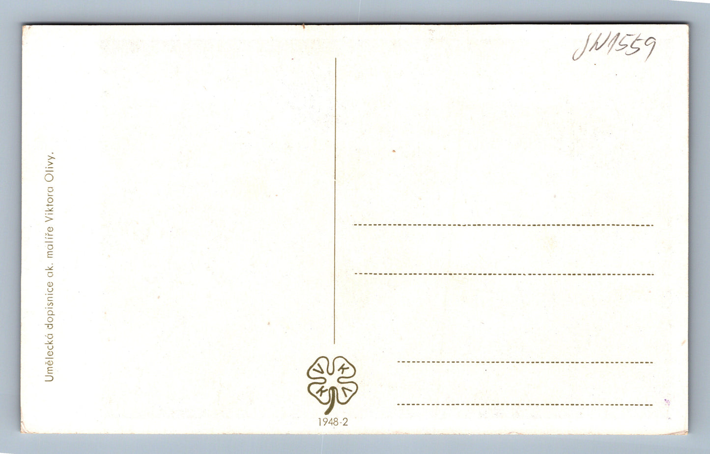 Pohlednice Umělecká dopisnice ak.mal V.Olivy (JN1559)