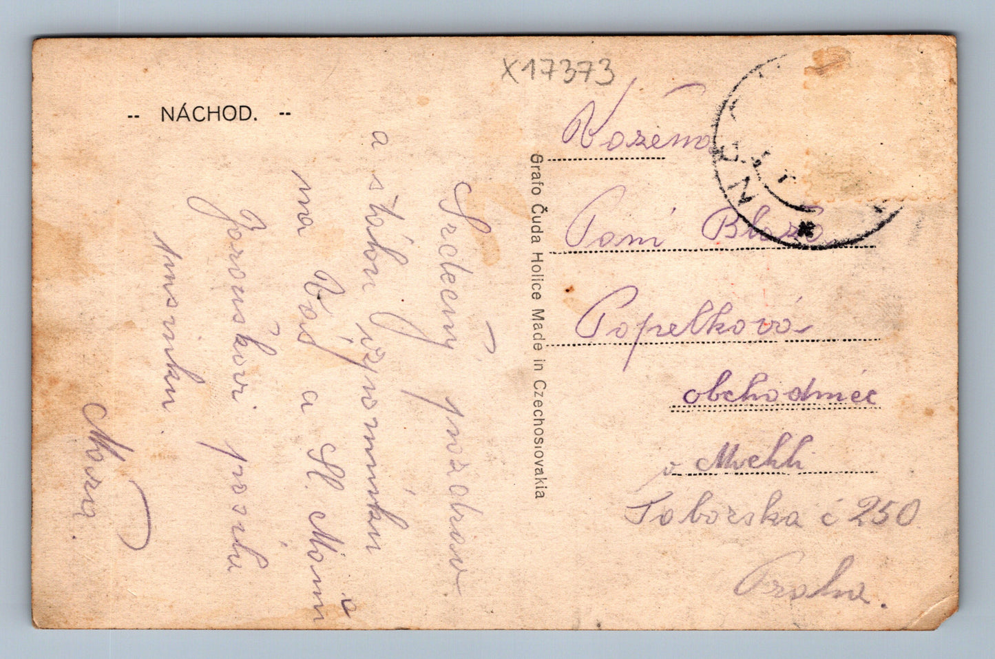 Pohlednice NÁCHOD (x17373)