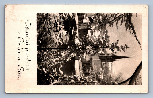 Pohlednice VÁNOČNÍ POZDRAV Z LEDČE N. SÁZAVOU (x17564)