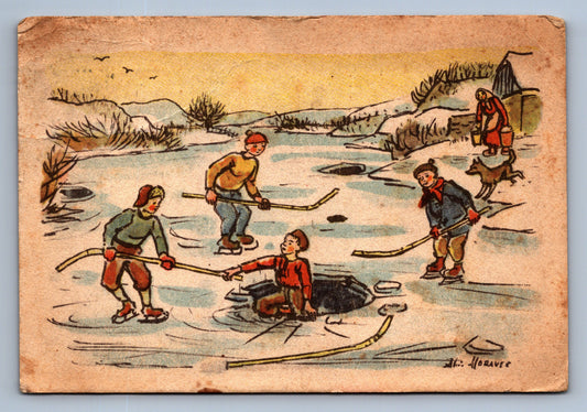 Pohlednice RADOSTNÉ VÁNOCE A ŠŤASTNÝ NOVÝ ROK (x17575)