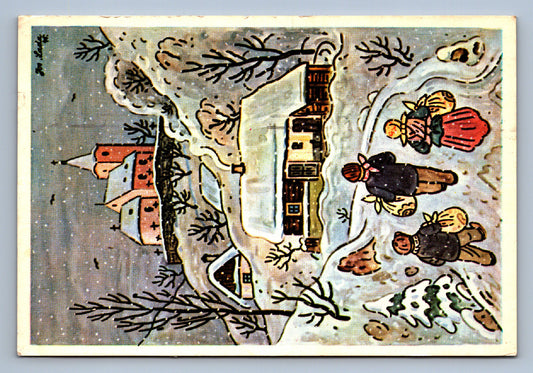 Pohlednice RADOSTNÉ VÁNOCE A ŠŤASTNÝ NOVÝ ROK (x17578)