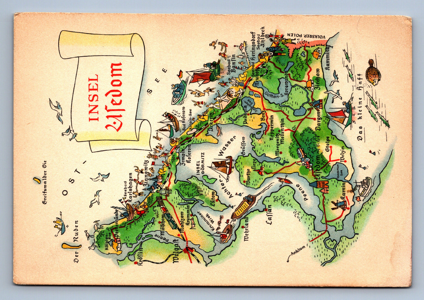 Pohlednice INSEL ULEDOM (x17614)