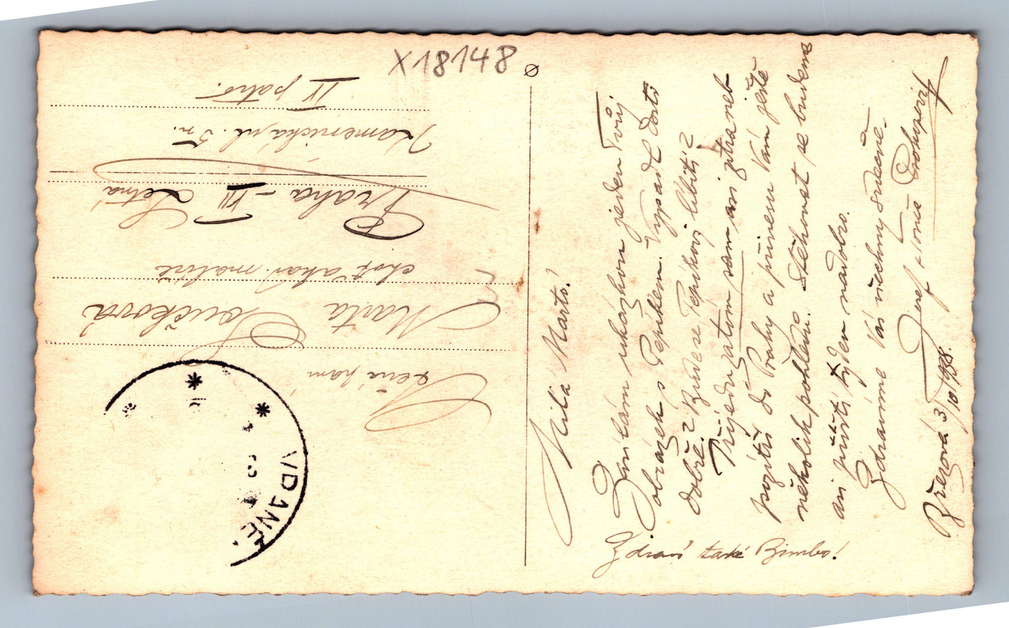 Pohlednice ŽENA S KLUKEM A KOČKOU (x18148)