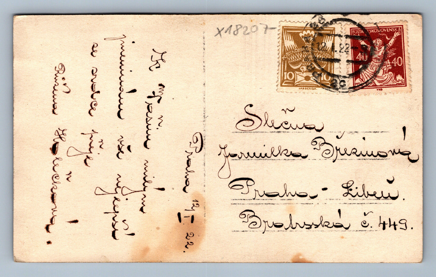 Pohlednice PODZIMNÍ PROCHÁZKA (x18207)
