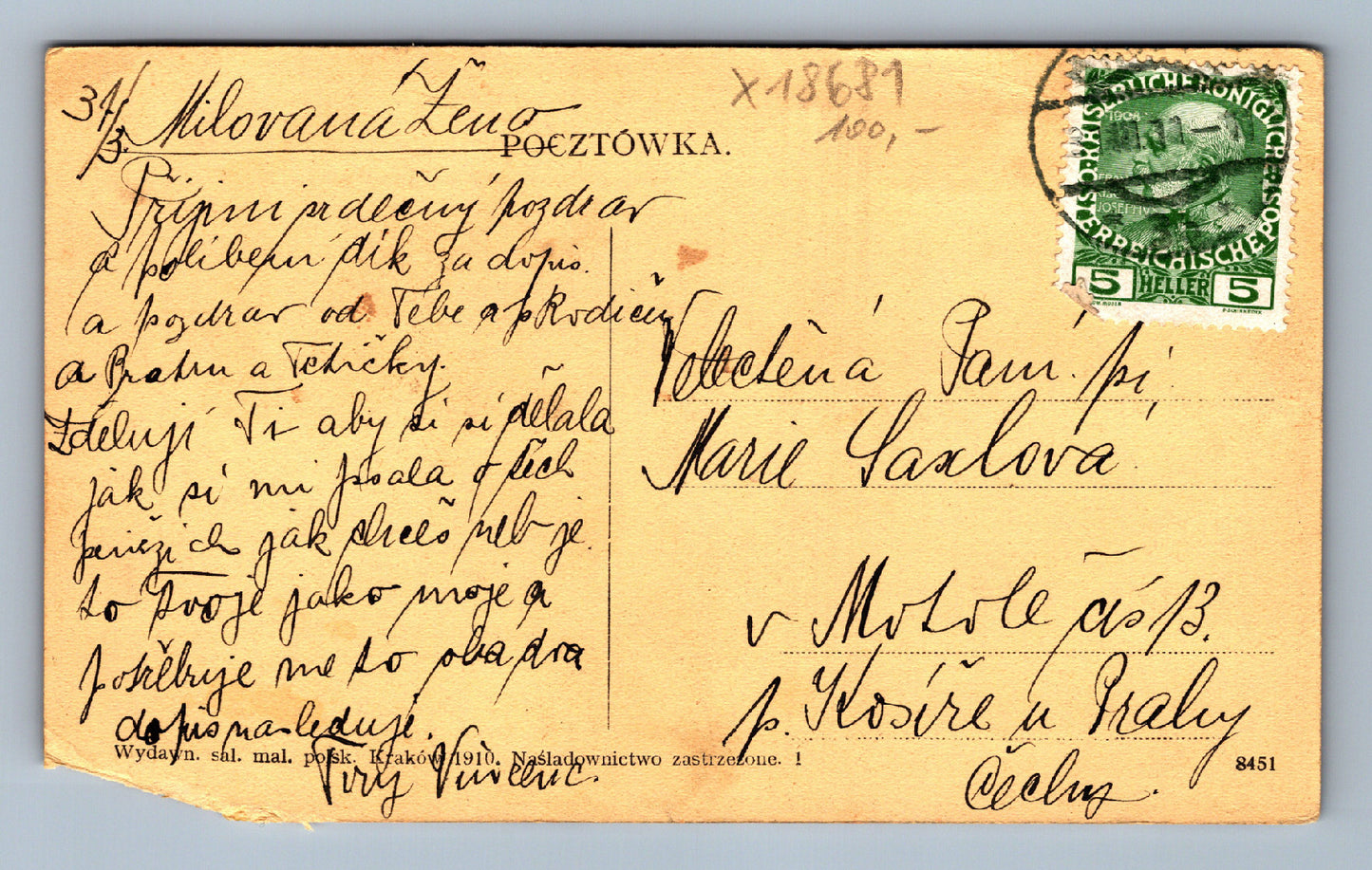 Pohlednice KRAKOW (x18681)
