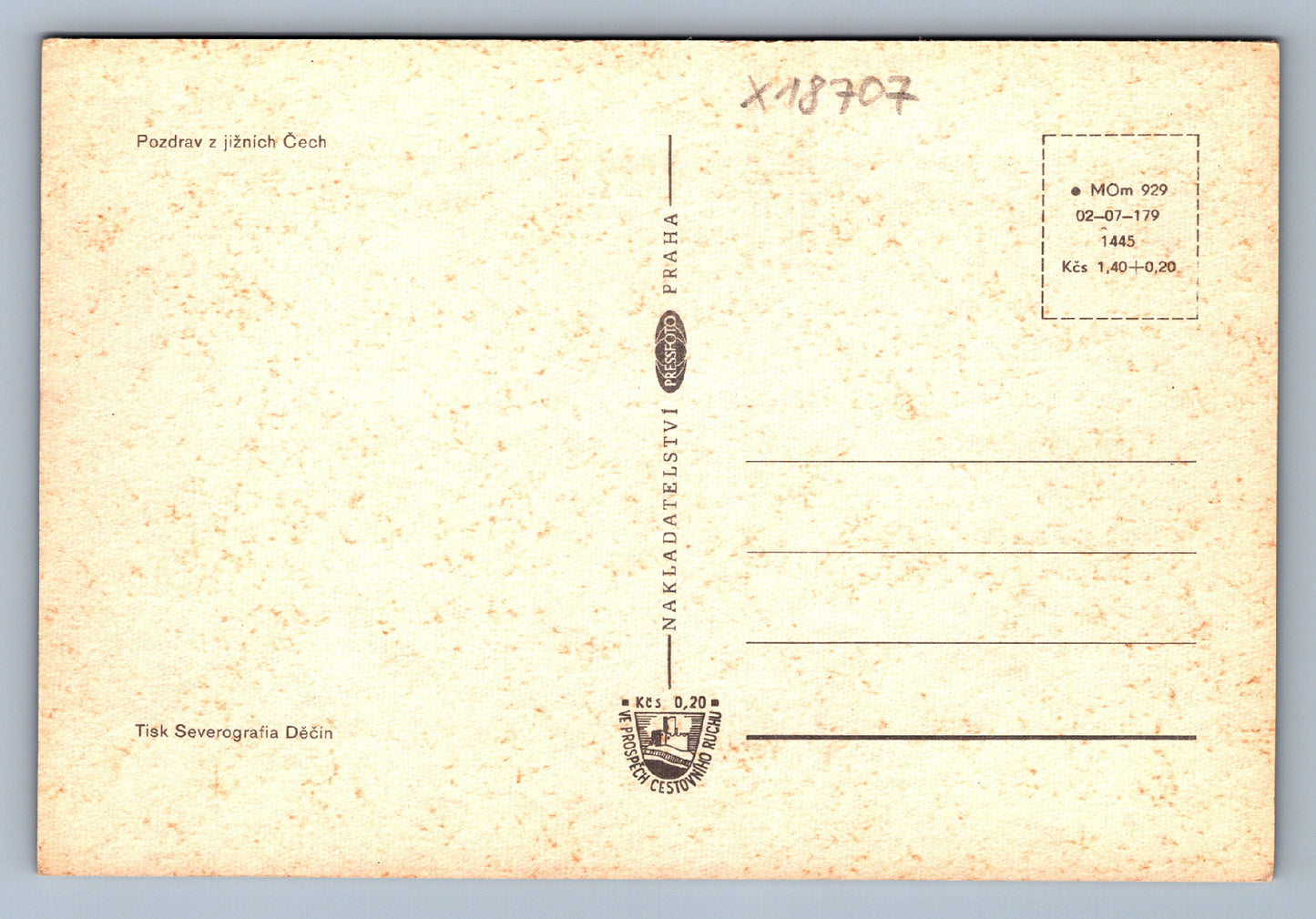 Pohlednice JIHOČESKÝ KRAJ (x18707)
