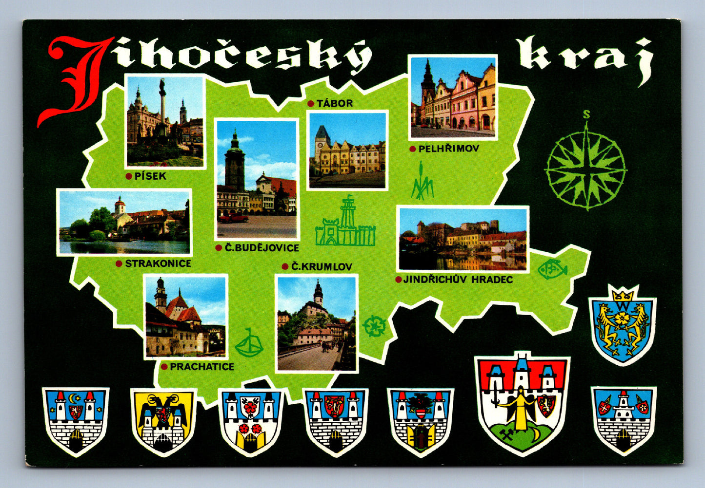 Pohlednice JIHOČESKÝ KRAJ (x18707)