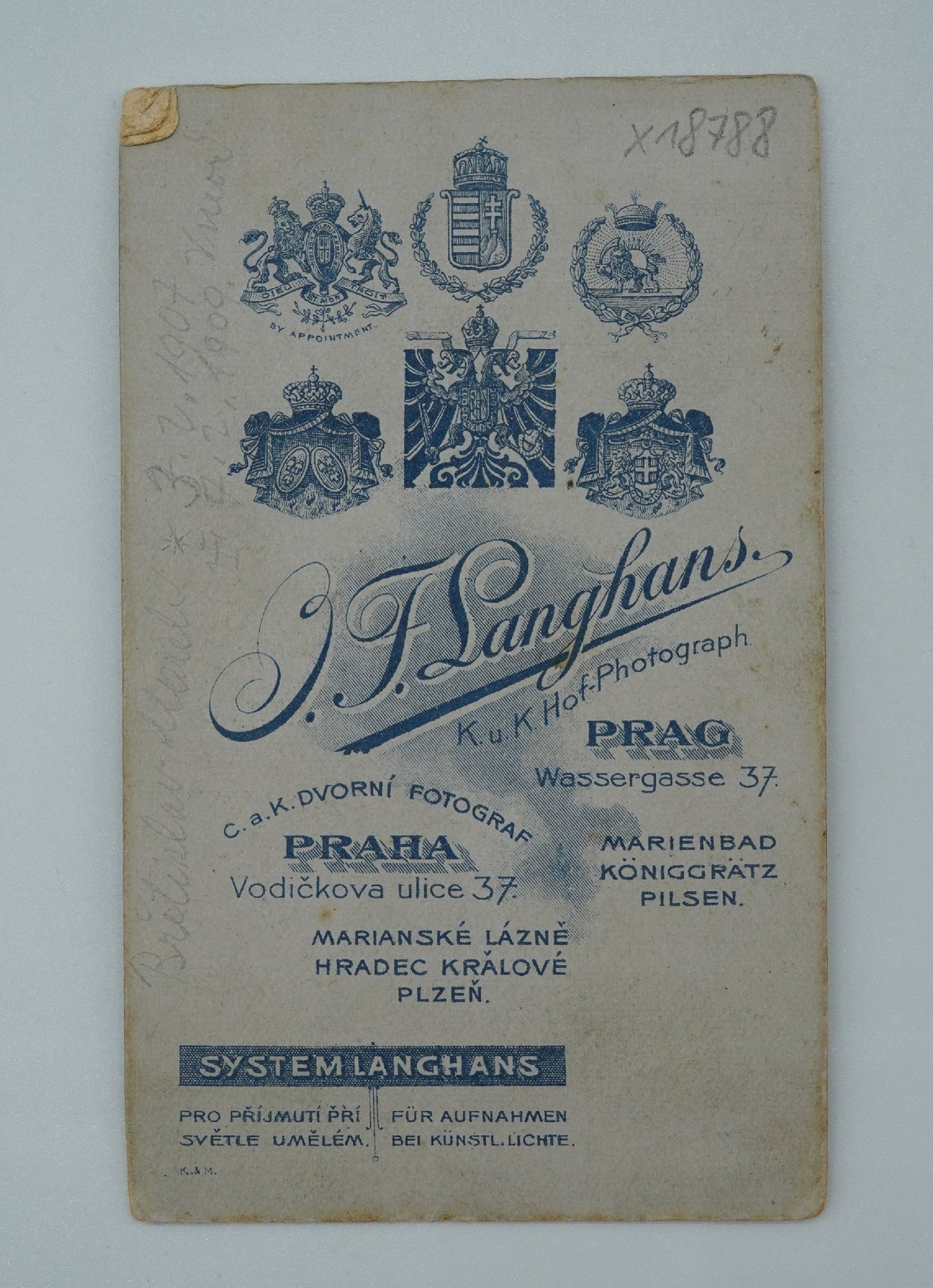 Fotografie DÍTĚ J.F.LANGHANS K.U.K HOF-PHOTOGRAPH (x18788)