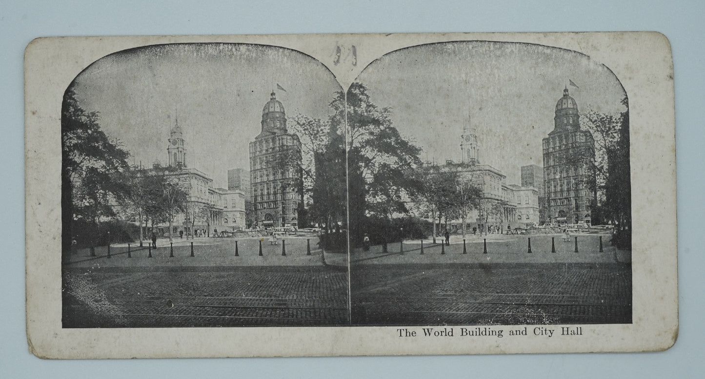 Fotografie THE WORLD BUILDING AND CITY HALL (x18860)