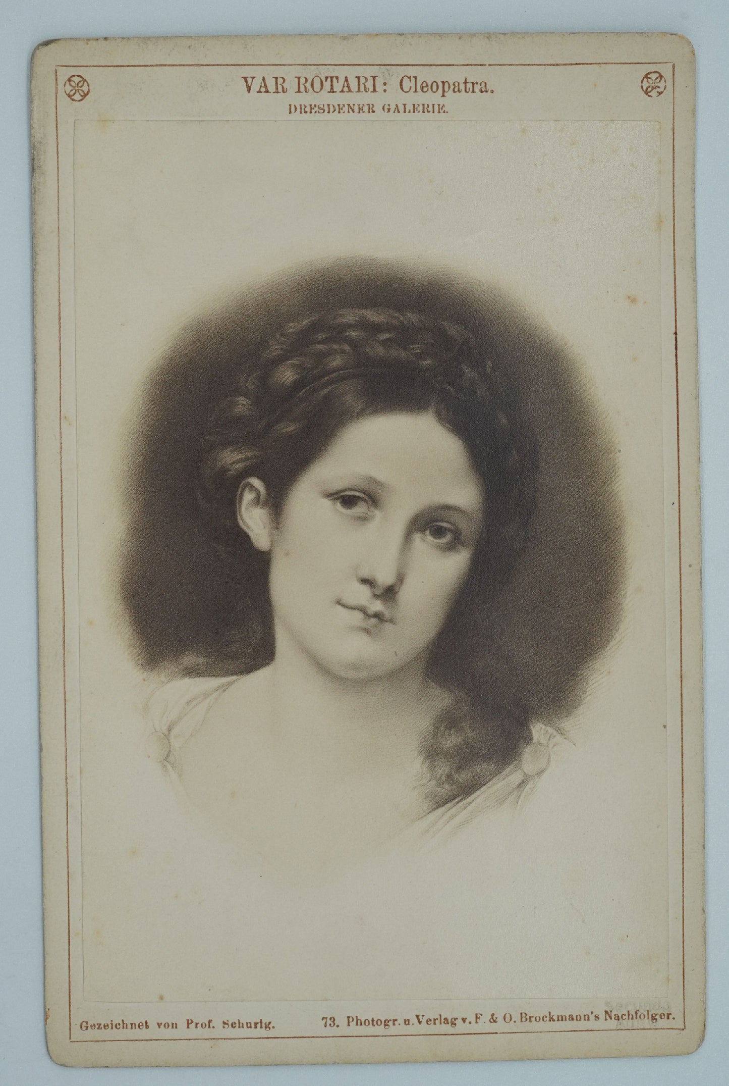 Fotografie ŽENA VAR ROTARI: CLEOPATRA PHOTOGR. U. VERLAG V. F (x18900)