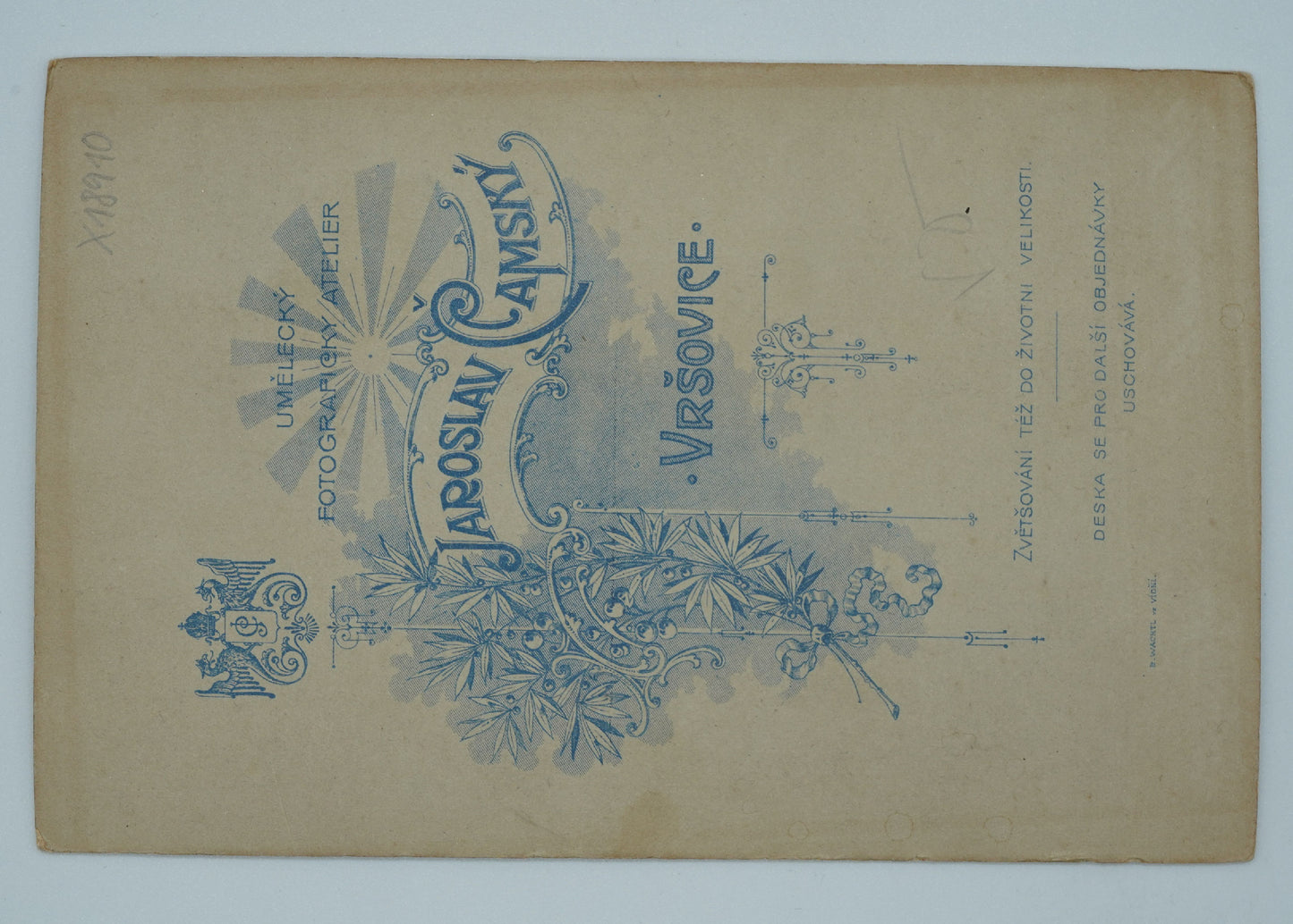 Photograph WOMAN IN COSTUME JAROSLAV ČAMSKÝ VRŠOVICE (x18910)