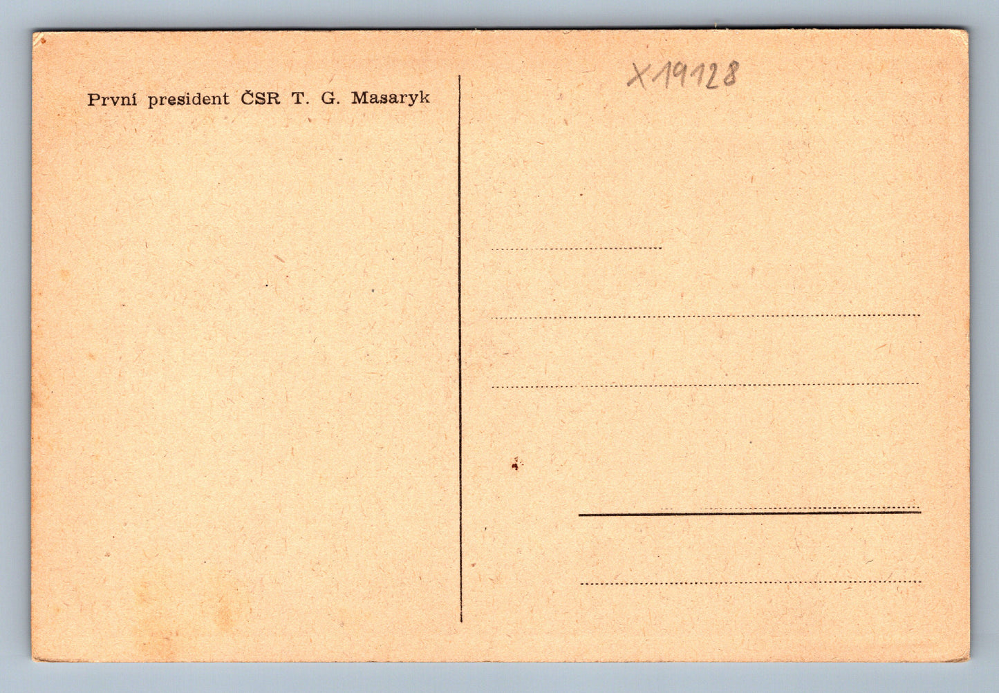 Postcard TGM (x19128)