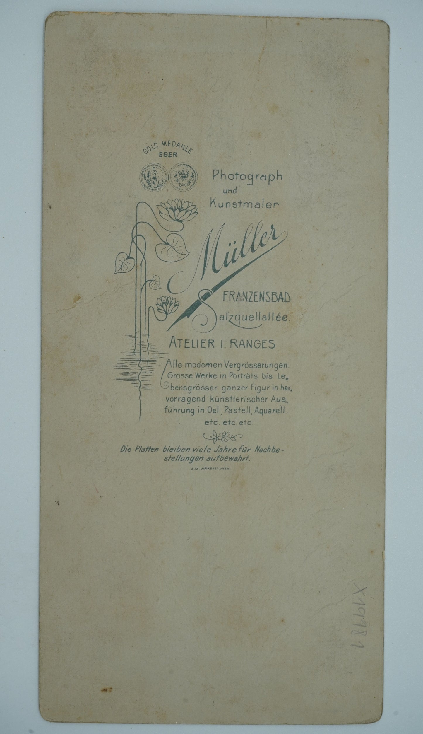 Fotografie VOJÁK MÜLLER ATELIER I. RANGES (x19181)