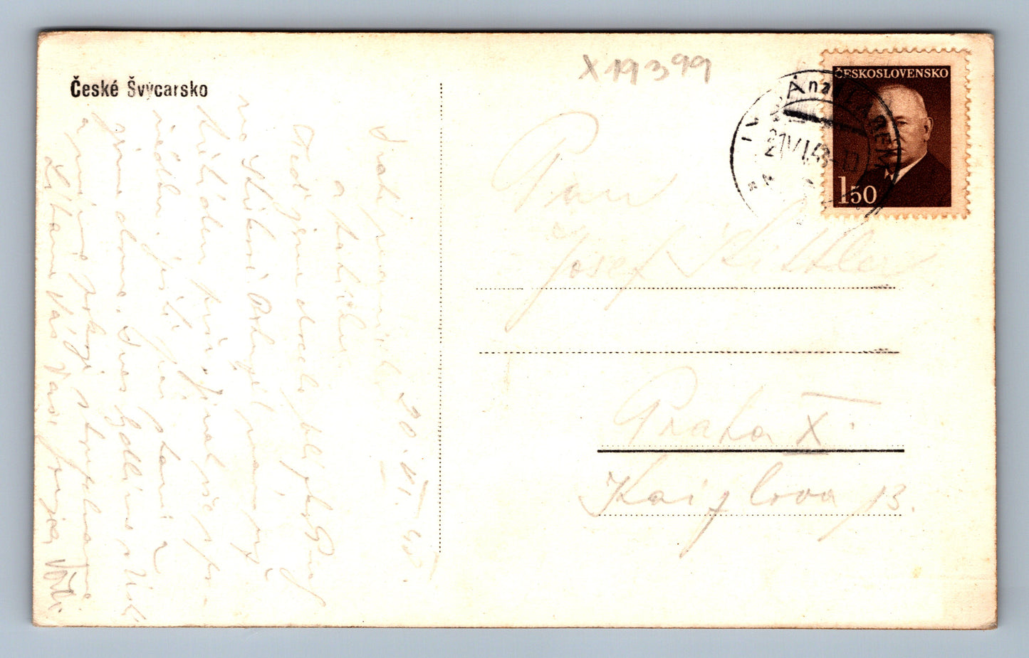 Pohlednice ČESKÉ ŠVÝCARSKO (x19399)