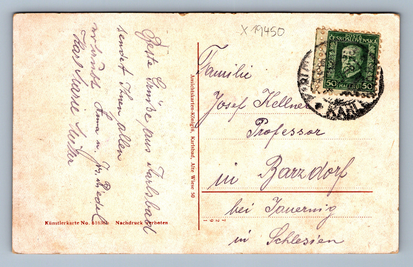 Pohlednice KARLOVY VARY (x19450)