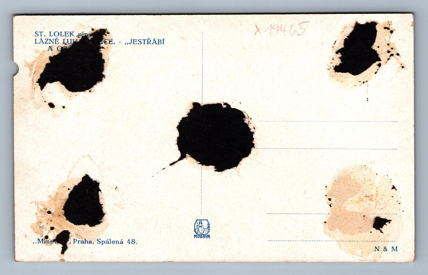 Pohlednice LÁZNĚ LUHAČOVICE - JESTŘÁBÍ (x19465)