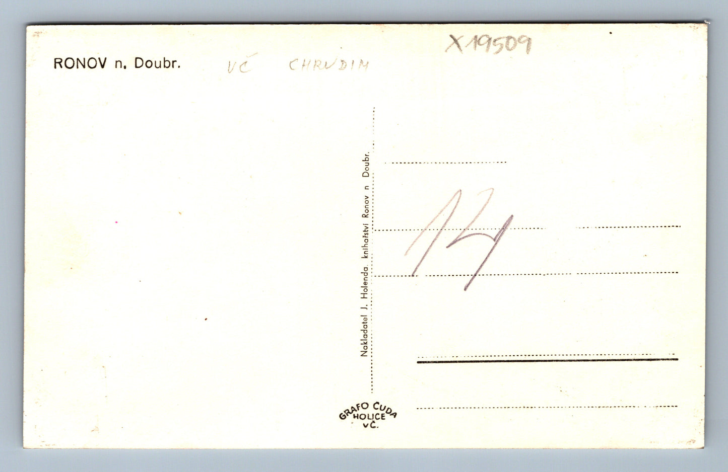 Pohlednice RONOV N. DOUBRAVKOU (x19509)