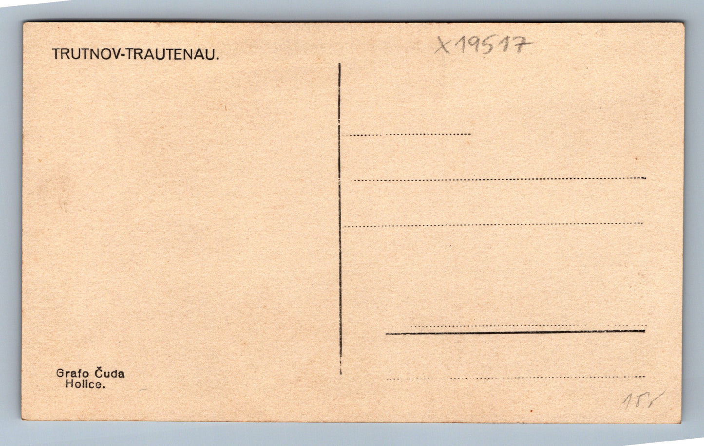Postcard TRUTNOV (x19517)
