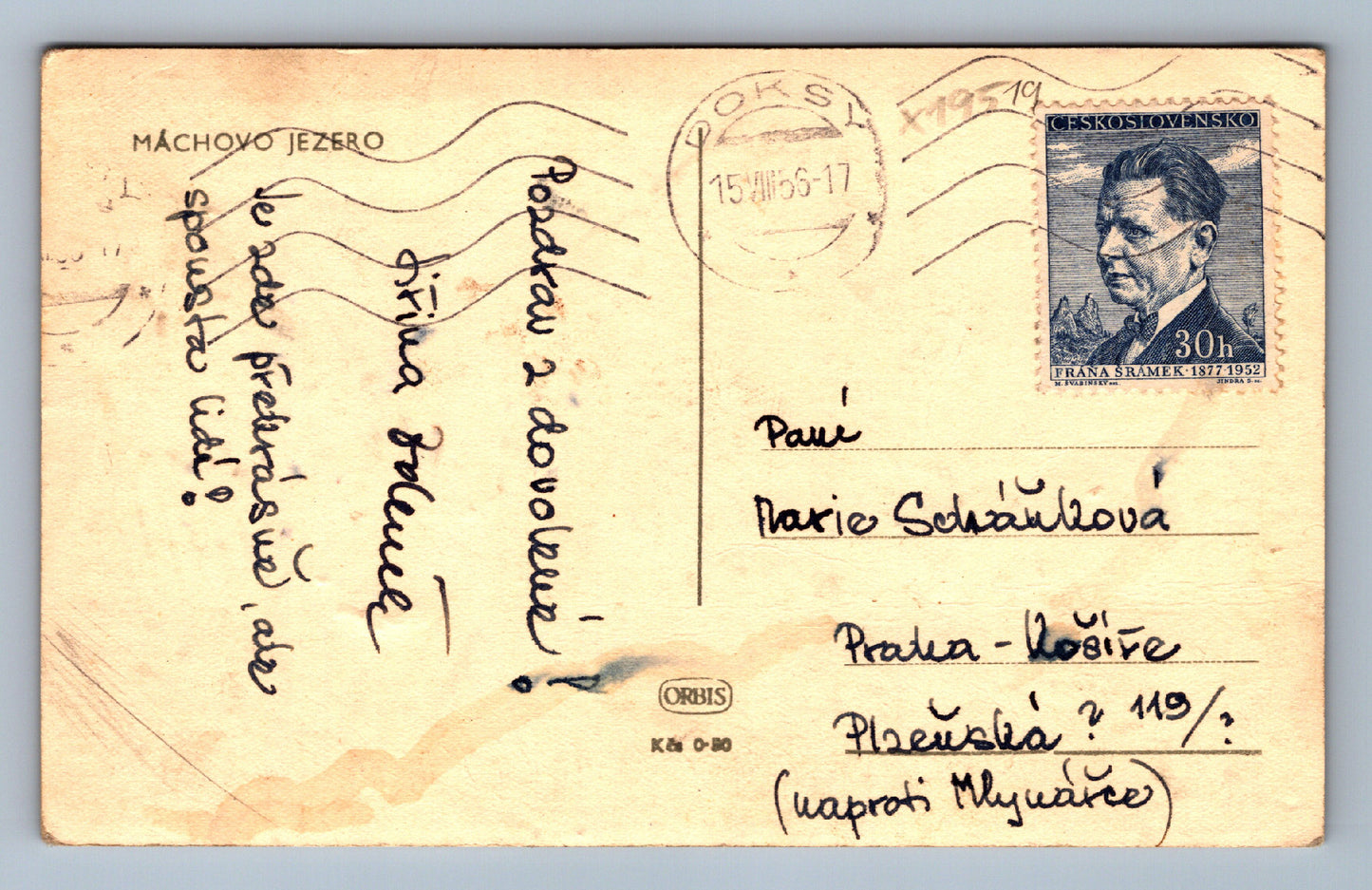 Pohlednice MÁCHOVO JEZERO (x19519)