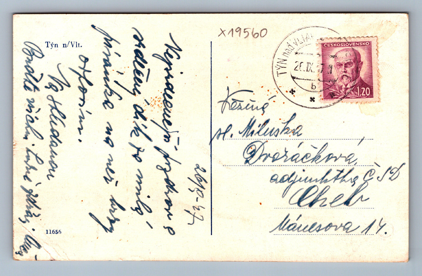 Pohlednice TÝN NAD VLTAVOU (x19560)