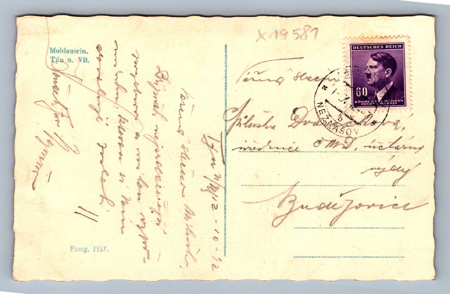 Postcard TYN NAD VLTAVOU (x19581)