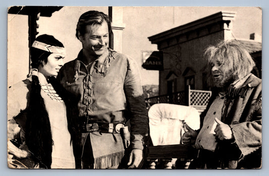 Pohlednice RALF WOLTER VINNETOU A OLD SHATTERHAND (x19588)