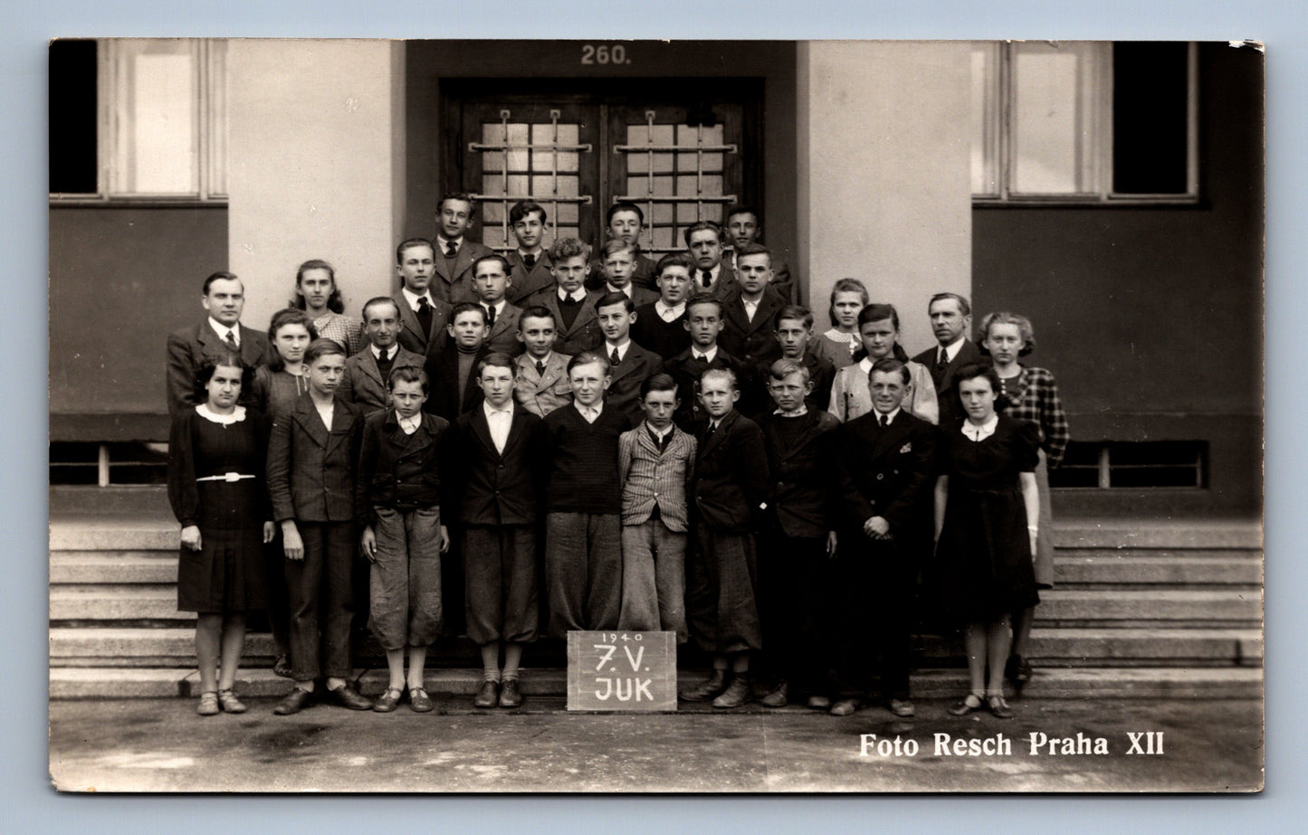 Pohlednice ZÁKLADNÍ ŠKOLA FOTO RESCH PRAHA XII (x19616)