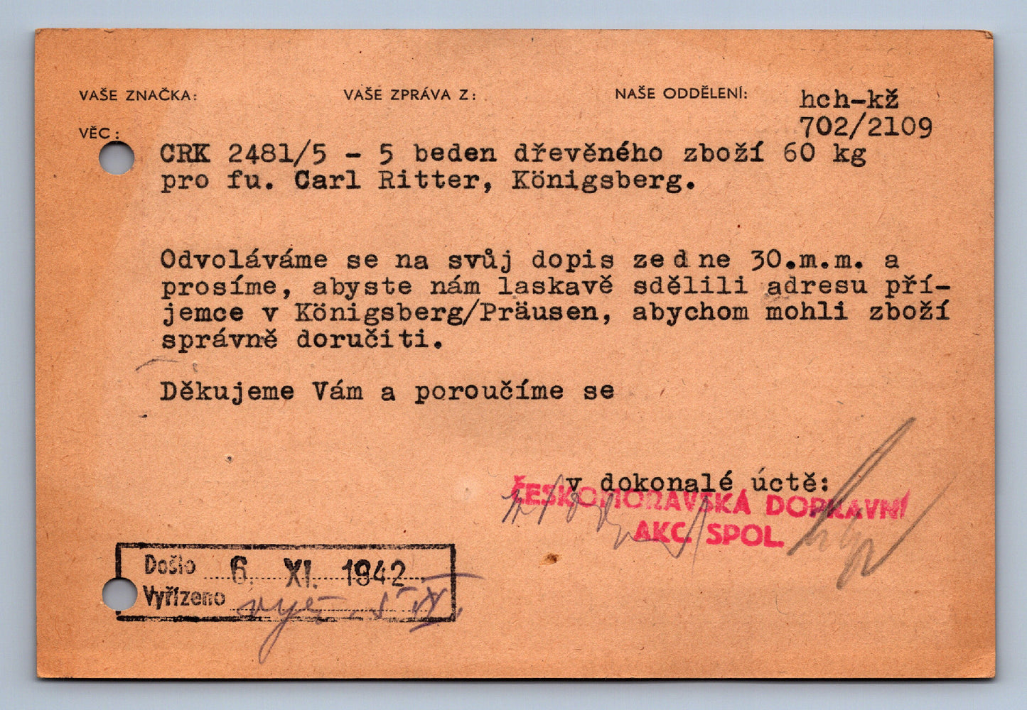 Pohlednice PRAHA ČESKOMORAVSKÁ DOPRAVNÍ AKCIOVÁ SPOLEČNOST (x19749)