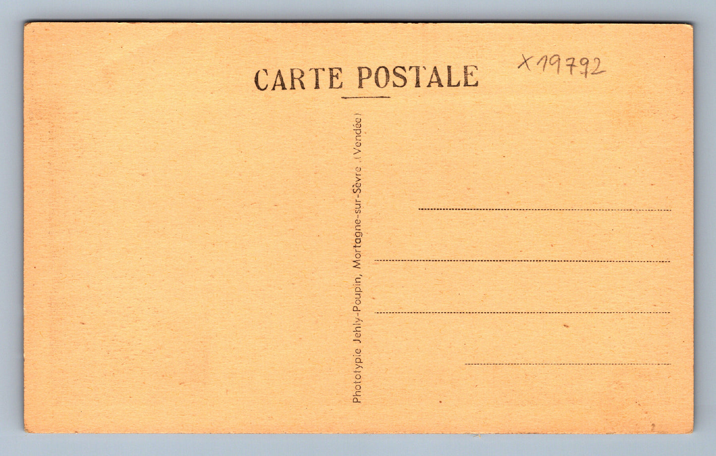 Pohlednice LA FAUTE-SUR-MER (VENDÉE) (x19792)