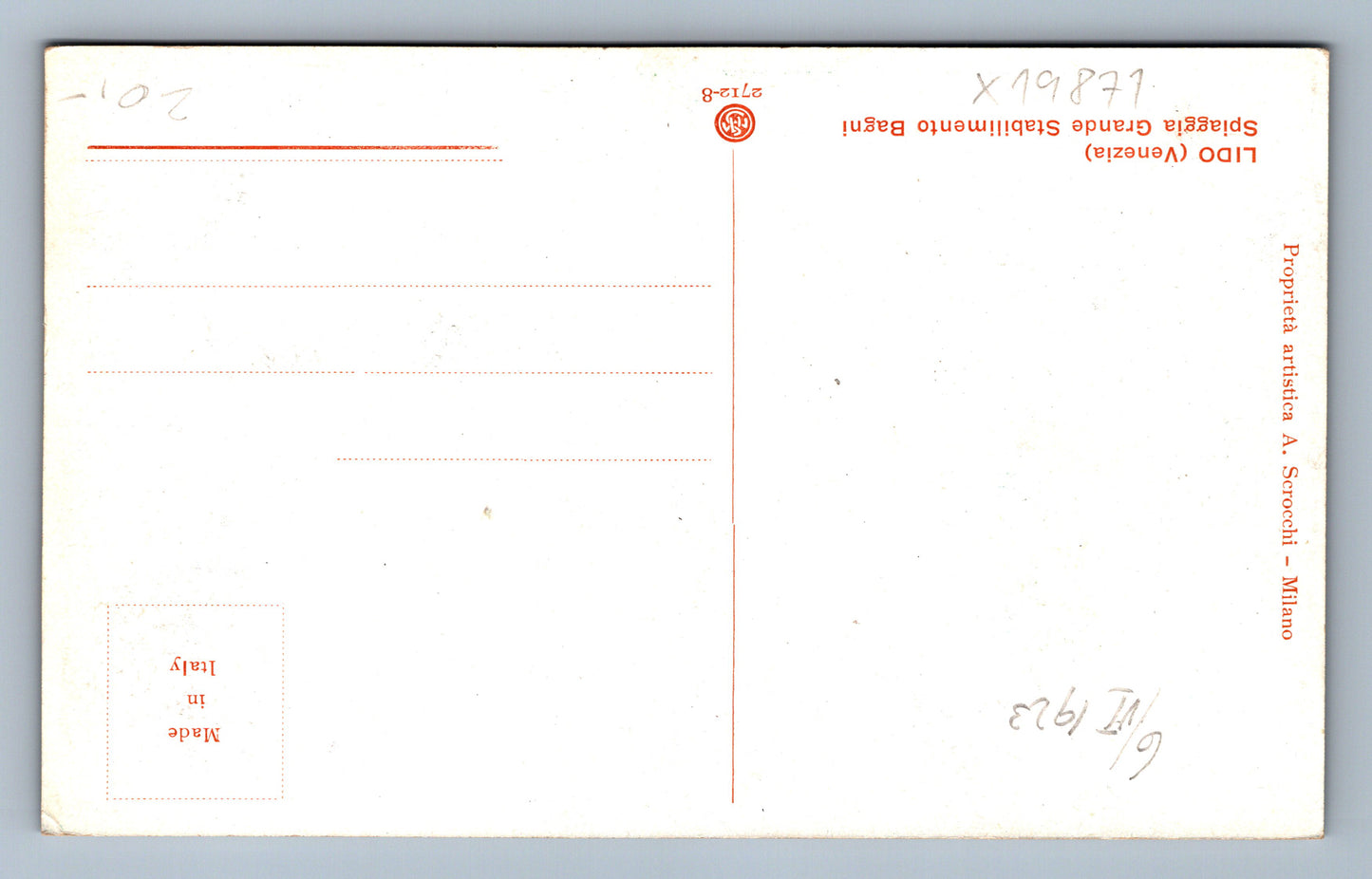 Pohlednice LIDO (VENEZIA) (x19871)
