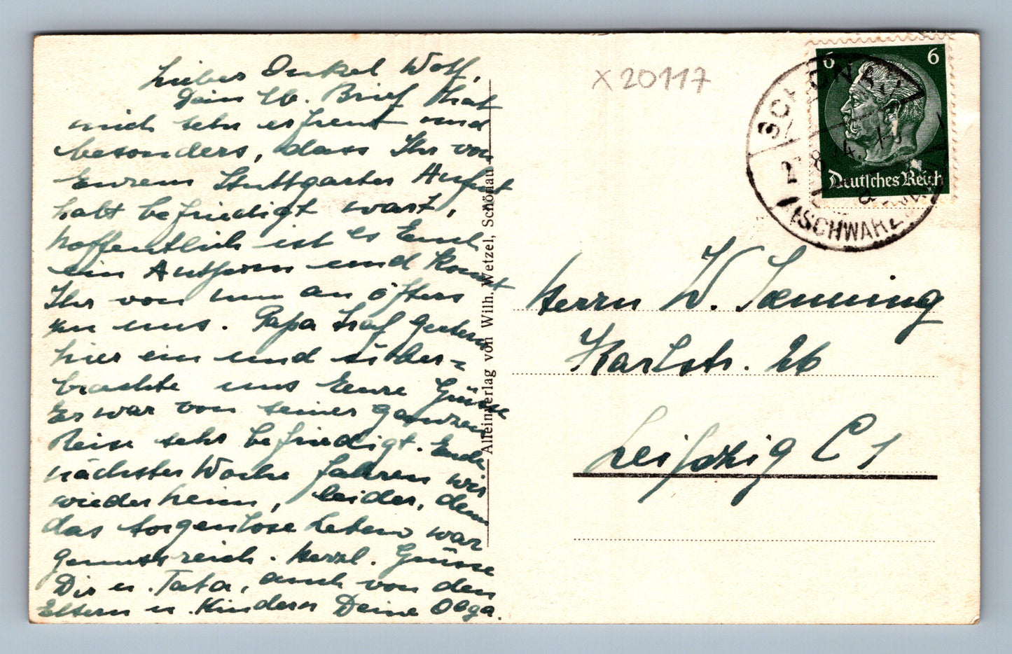 Postcard LUFTKURORT SCHÖNAU, BAD SCHWARZWALD (x20117)