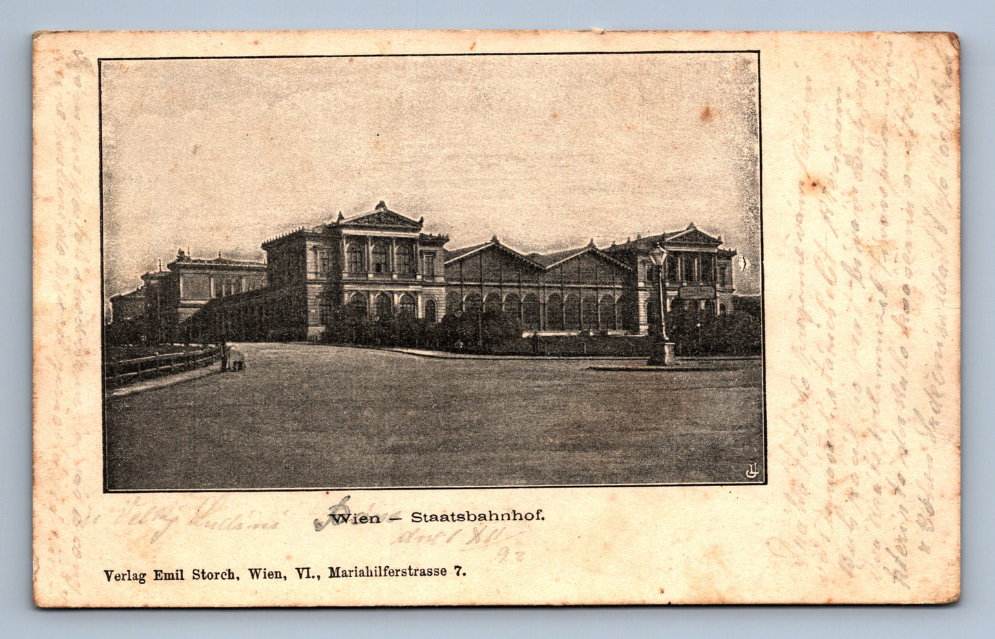 Pohlednice WIEN - STAATSBAHNHOF (x20137)