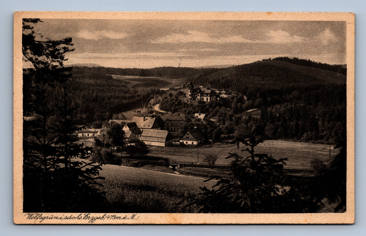 Pohlednice WOLFSGRÜN I. SÄCHS ERZGEL (x20150)