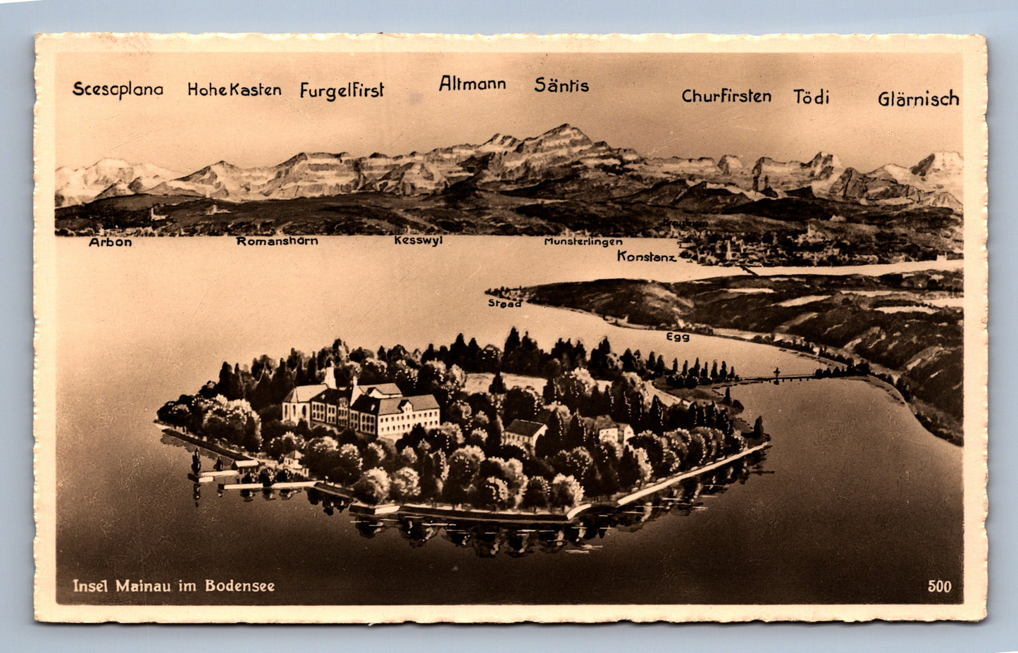 Pohlednice INSEL MAINAU IM BODENSEE (x20152)