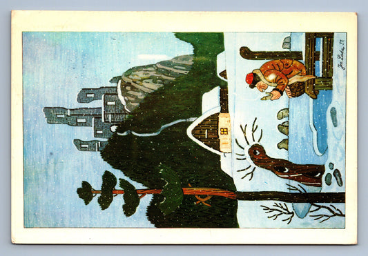 Pohlednice RADOSTNÉ VÁNOCE A ŠŤASTNÝ NOVÝ ROK J. LADA (x20190)