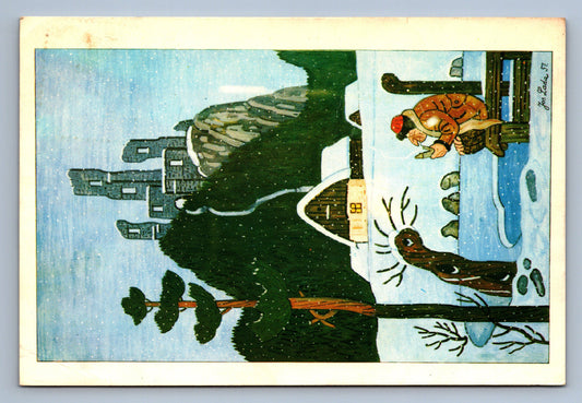 Pohlednice RADOSTNÉ VÁNOCE A ŠŤASTNÝ NOVÝ ROK J. LADA (x20192)